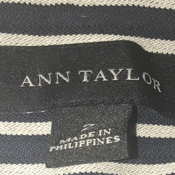 Ann Taylor Striped Tapered/skinny/ankle-Size 2 - Picture 6 of 6